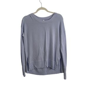 Athleta Coaster Luxe Sweatshirt Lavender Purple Casual Comfort Travel Womens XS